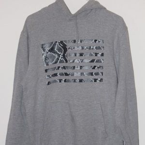 Popular Demand - Grey Snakeskin Hoodie